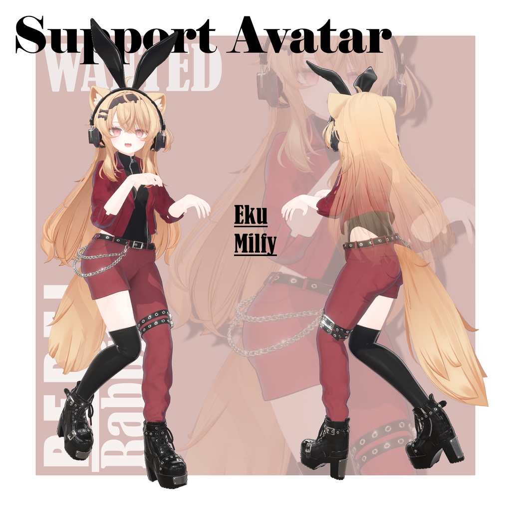 【VRC衣装】REBEL Rabbits!!