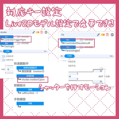 【Vtuber向けLive2D素材】(無料あり)動く!鳴る!写真撮る手