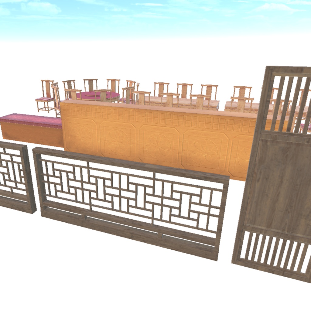 【ワールド】店舗家具セット