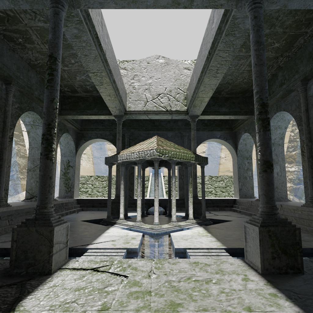 【ワールド】忘れられた神殿【土地建物セット】