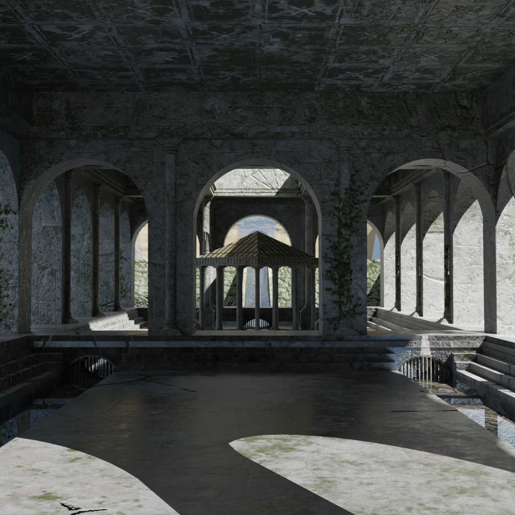 【ワールド】忘れられた神殿【土地建物セット】