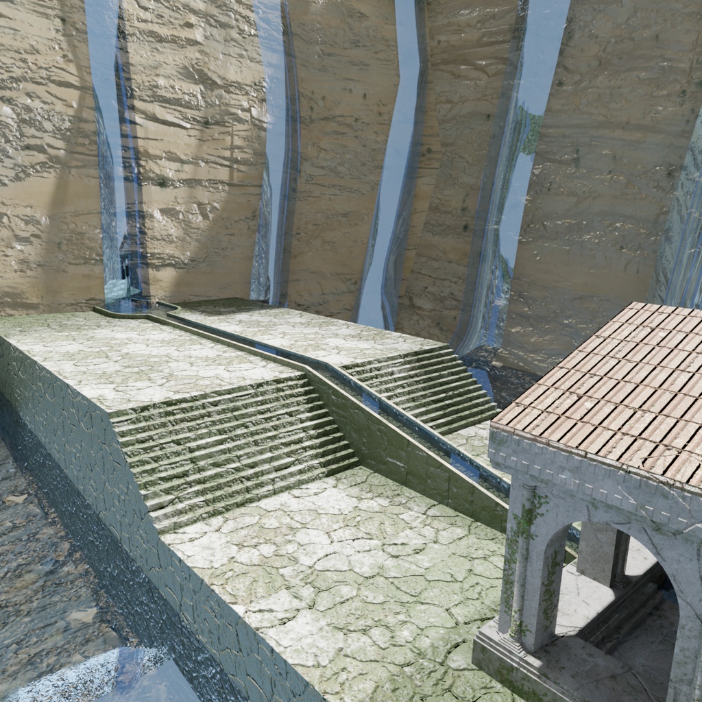 【ワールド】忘れられた神殿【土地建物セット】