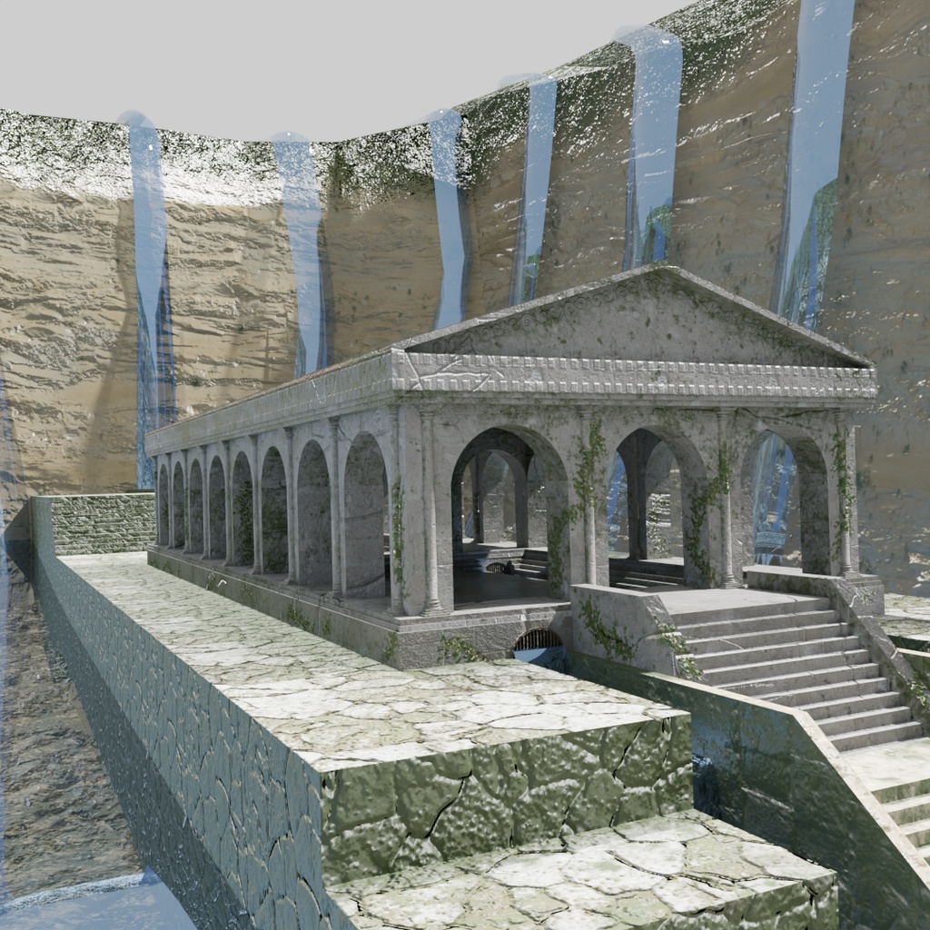 【ワールド】忘れられた神殿【土地建物セット】