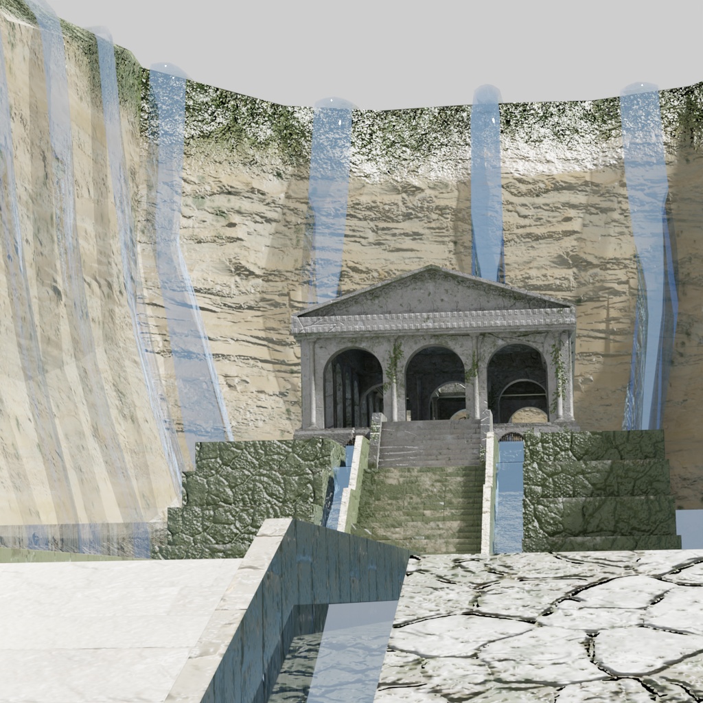 【ワールド】忘れられた神殿【土地建物セット】