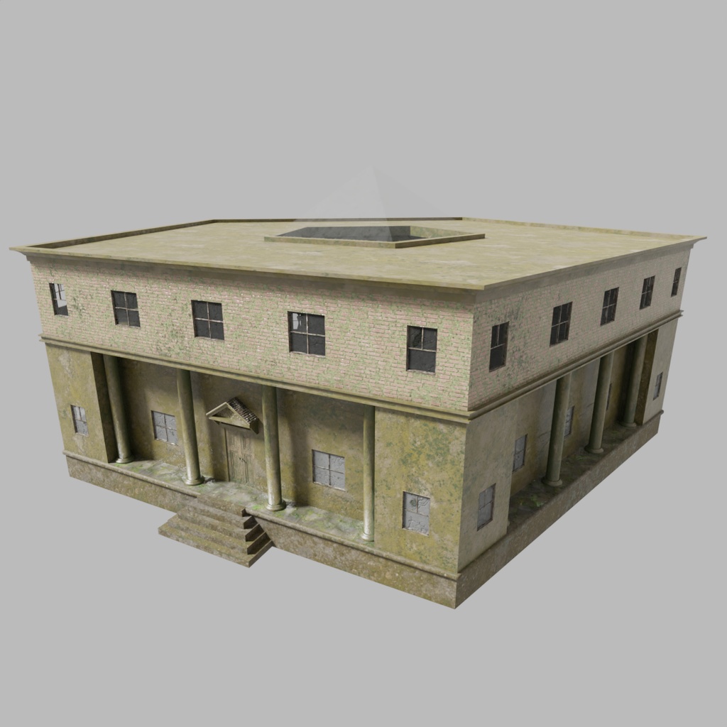 【ワールド】海底神殿【建物セット】