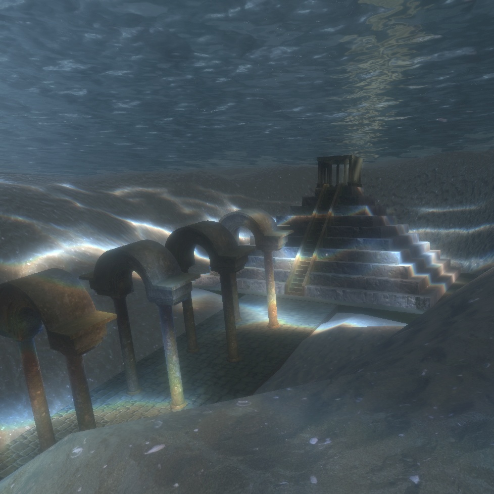 【ワールド】海底遺跡【建物セット】