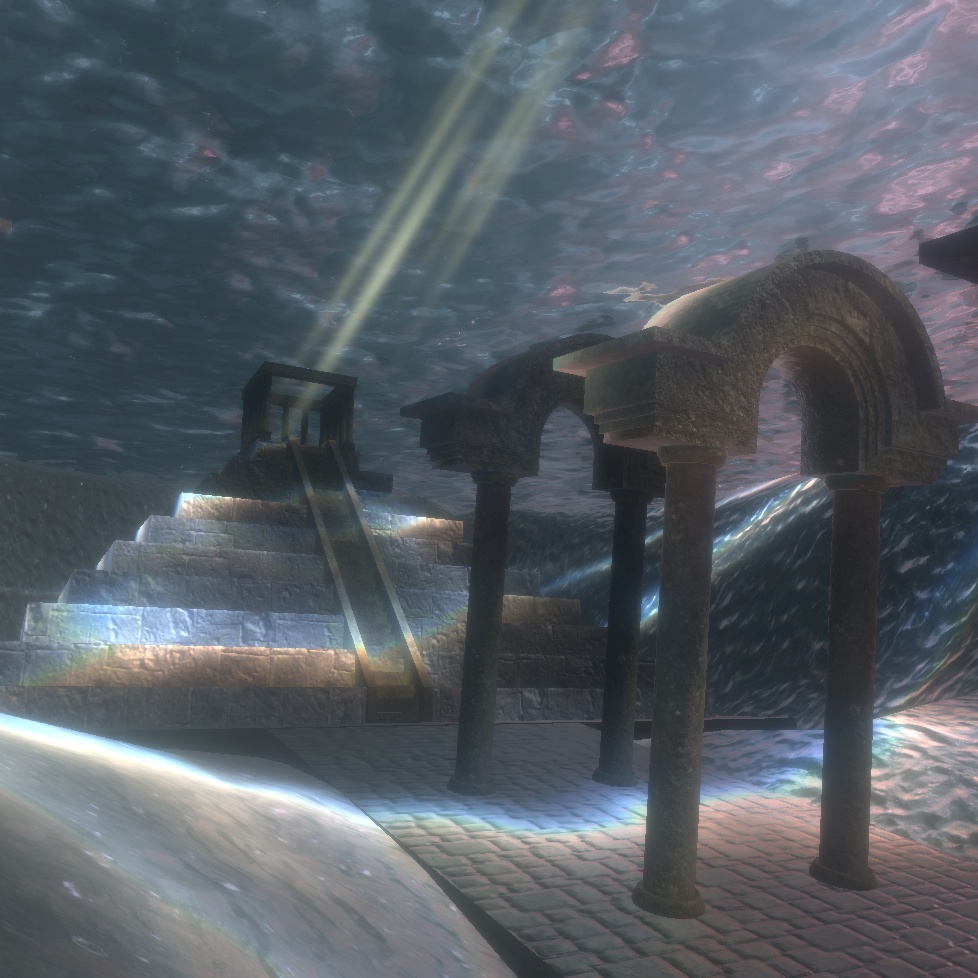 【ワールド】海底遺跡【建物セット】