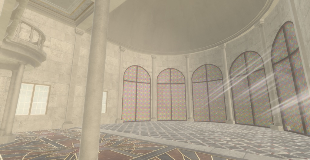 【ワールド】白亜の洋館【建物パーツセット】