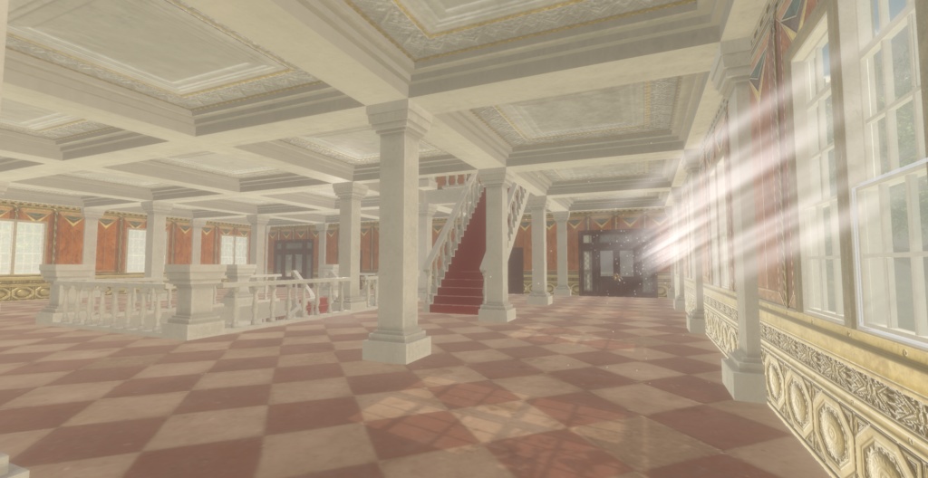 【ワールド】白亜の洋館【建物パーツセット】