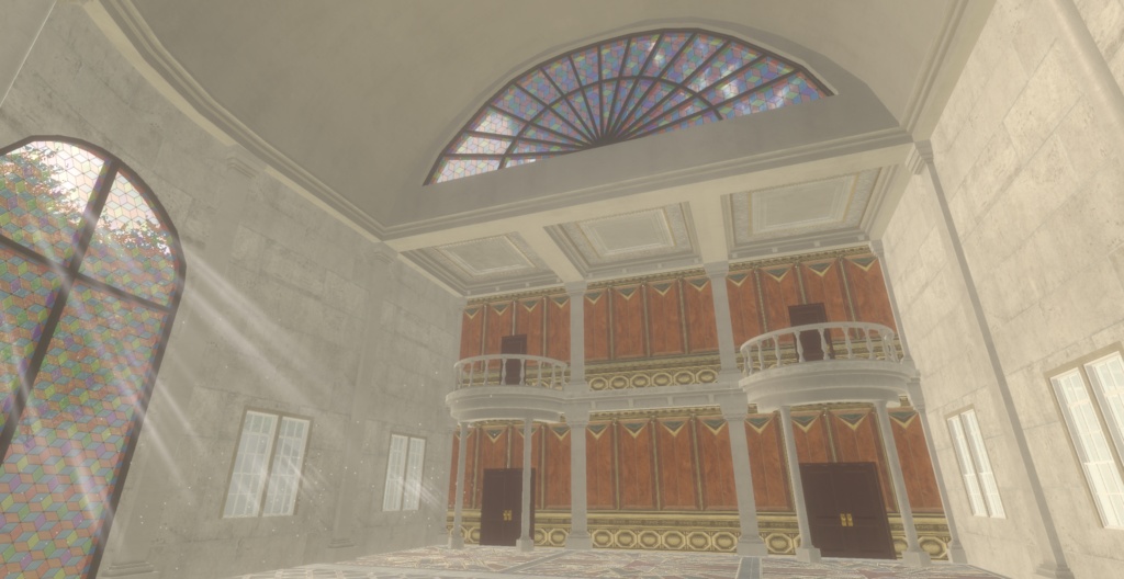 【ワールド】白亜の洋館【建物パーツセット】