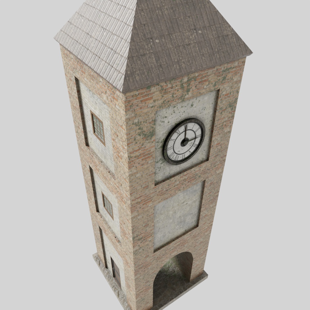 【ワールド】中世ヨーロッパ街【建物パーツセット】