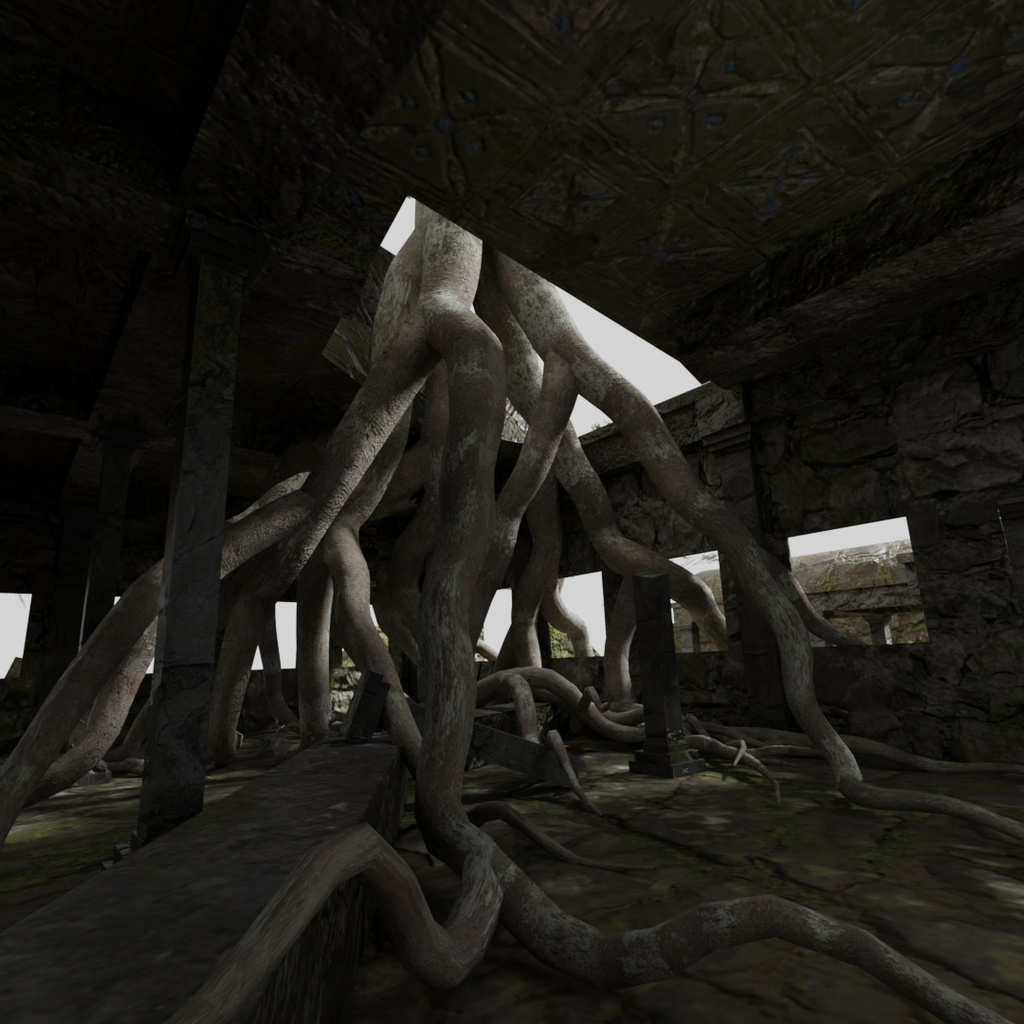 【ワールド】浸食された遺跡【土地建物セット】