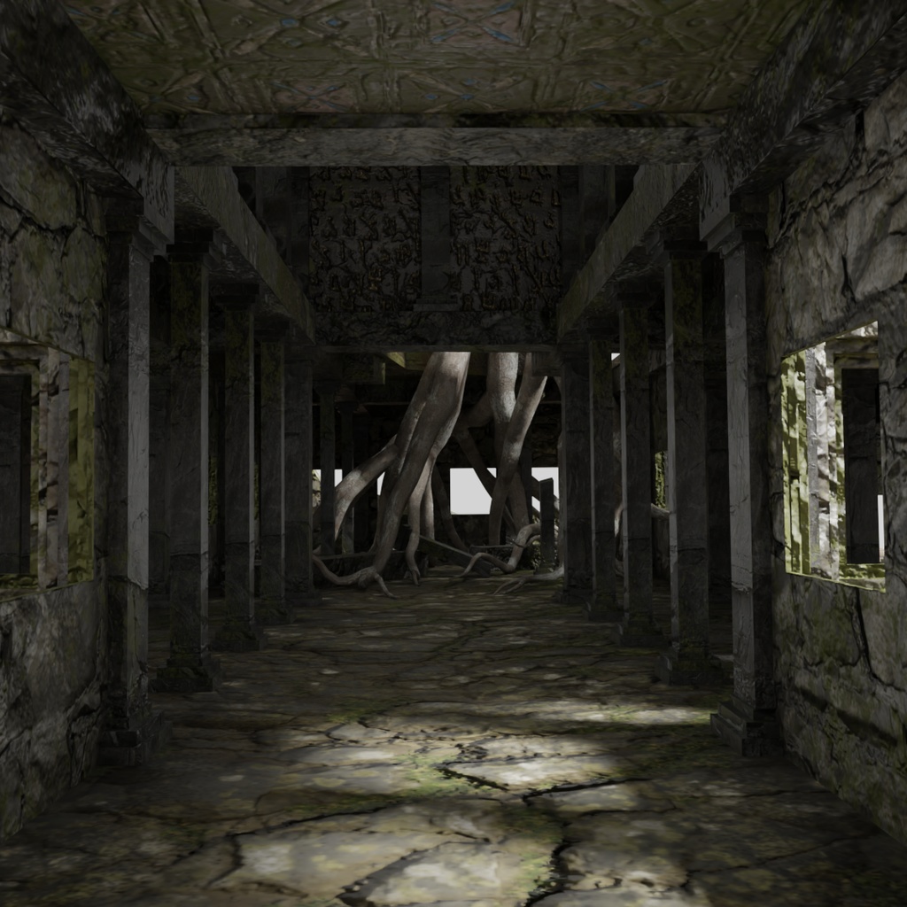 【ワールド】浸食された遺跡【土地建物セット】