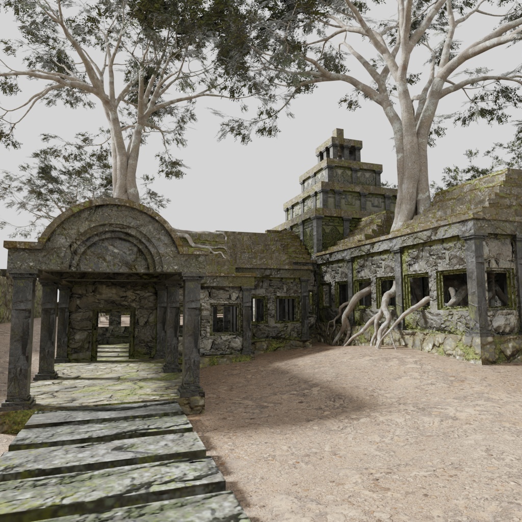 【ワールド】浸食された遺跡【土地建物セット】