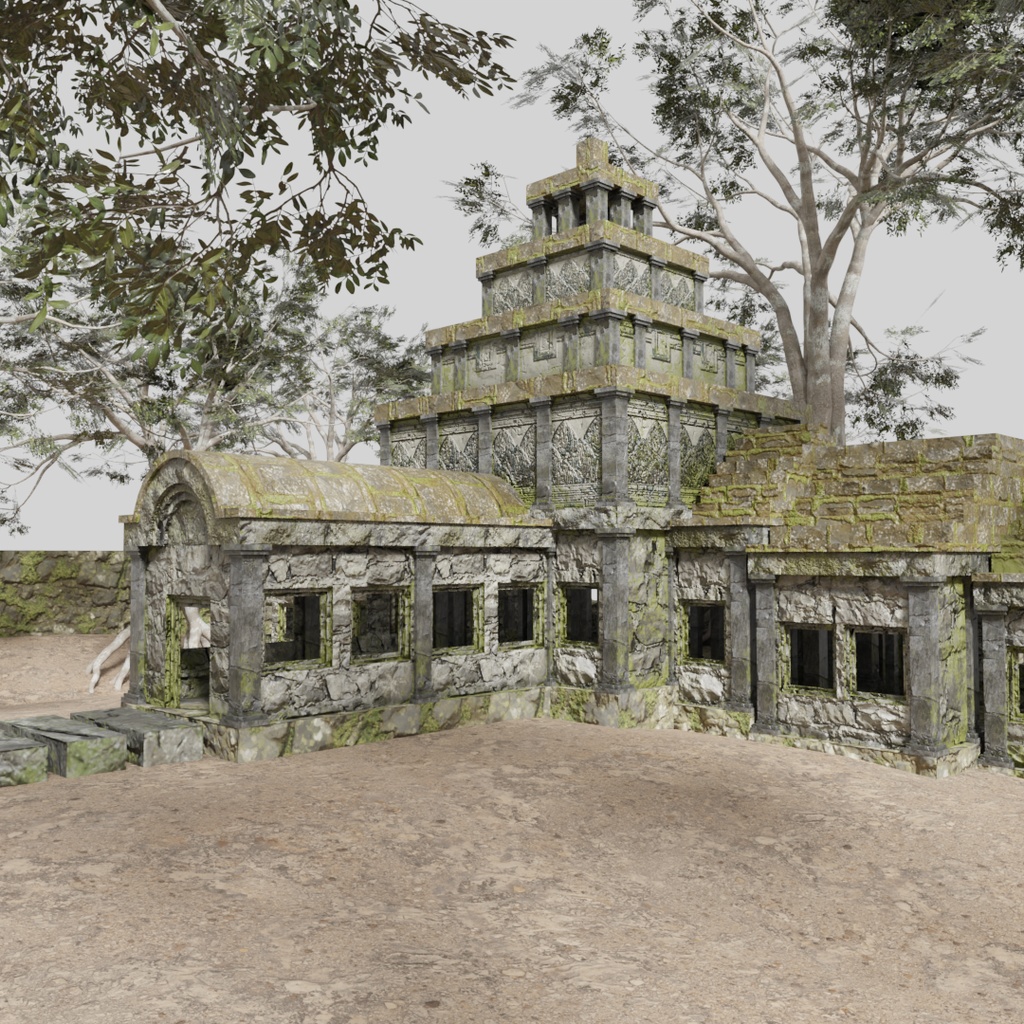 【ワールド】浸食された遺跡【土地建物セット】