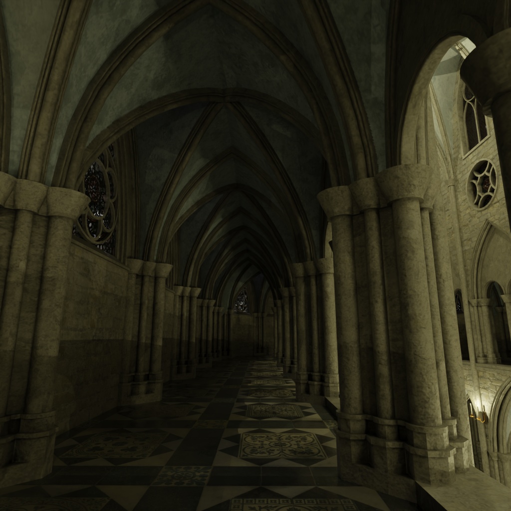 【ワールド】夢幻の大聖堂【建物パーツセット】