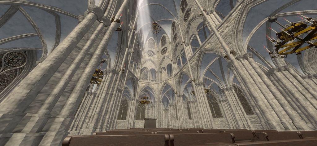 【ワールド】夢幻の大聖堂【建物パーツセット】