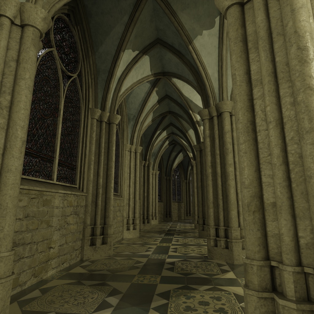 【ワールド】夢幻の大聖堂【建物パーツセット】