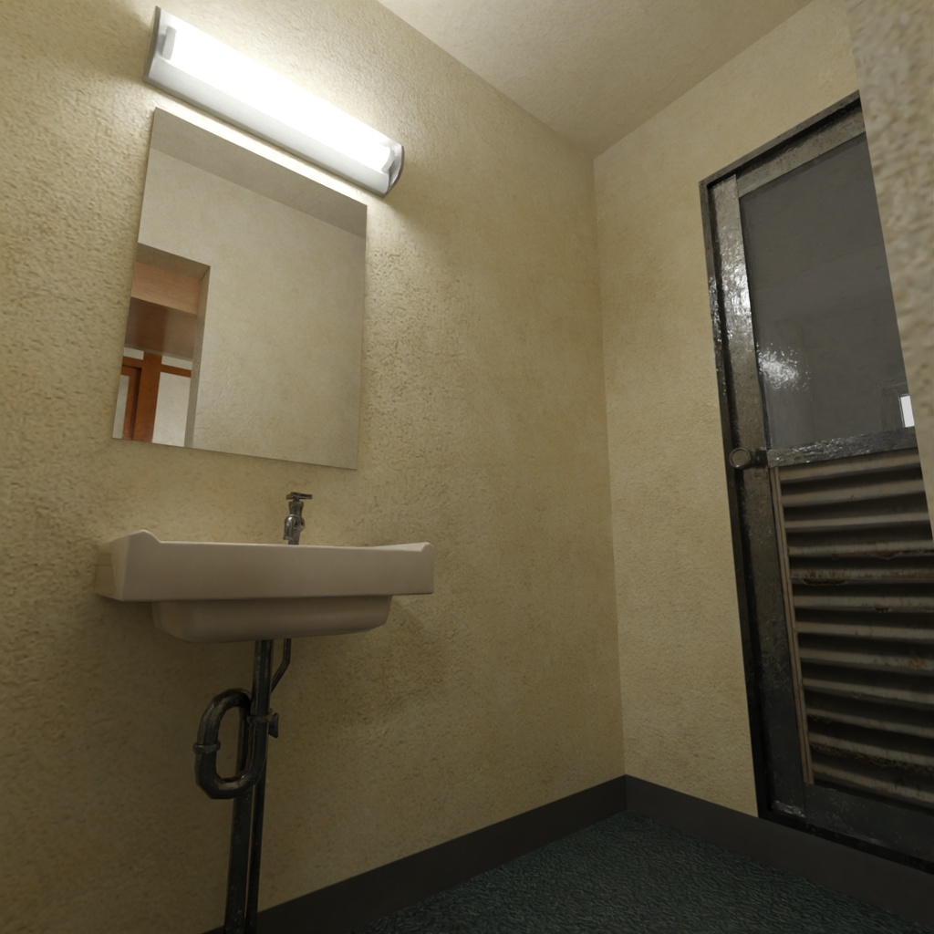 【ワールド】ノスタルジック団地【建物パーツセット】