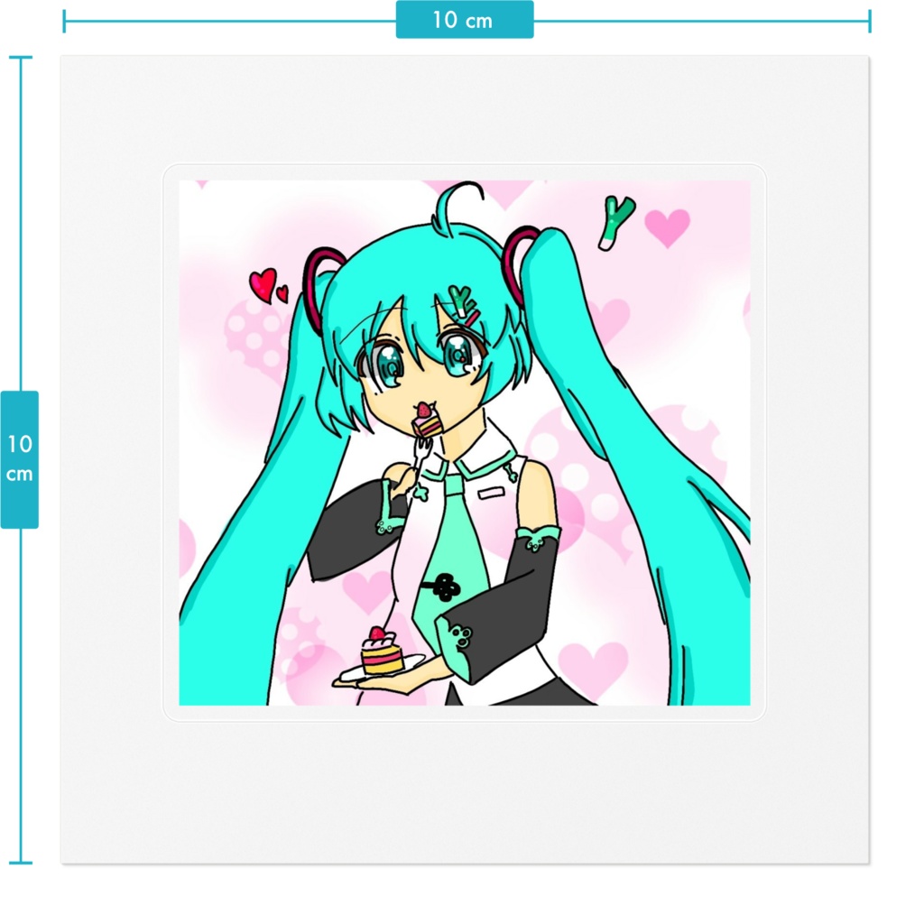 初音ミクステッカー
