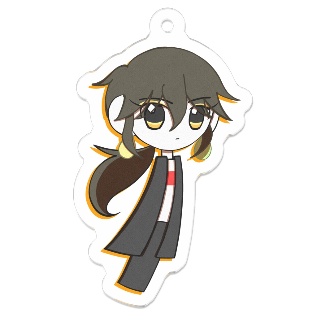 御洒落女子。アクリルキーホルダー