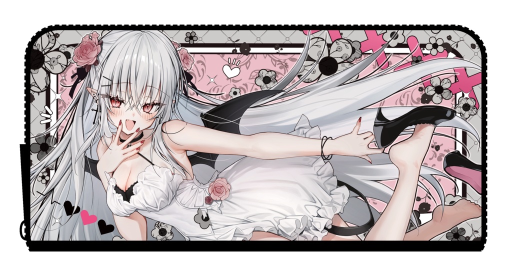 アシェリー長財布(直筆サイン入りクリアポストカード付き)