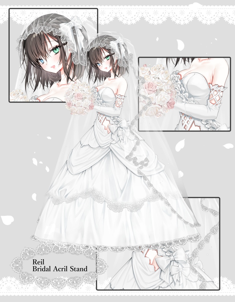 ジューンブライドアクリルスタンド(レイルちゃん)