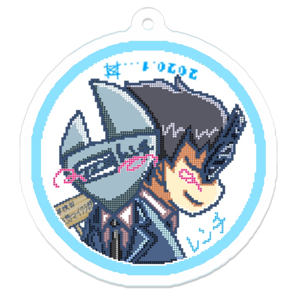 (非公式)作曲系VTuberレンチドット絵風