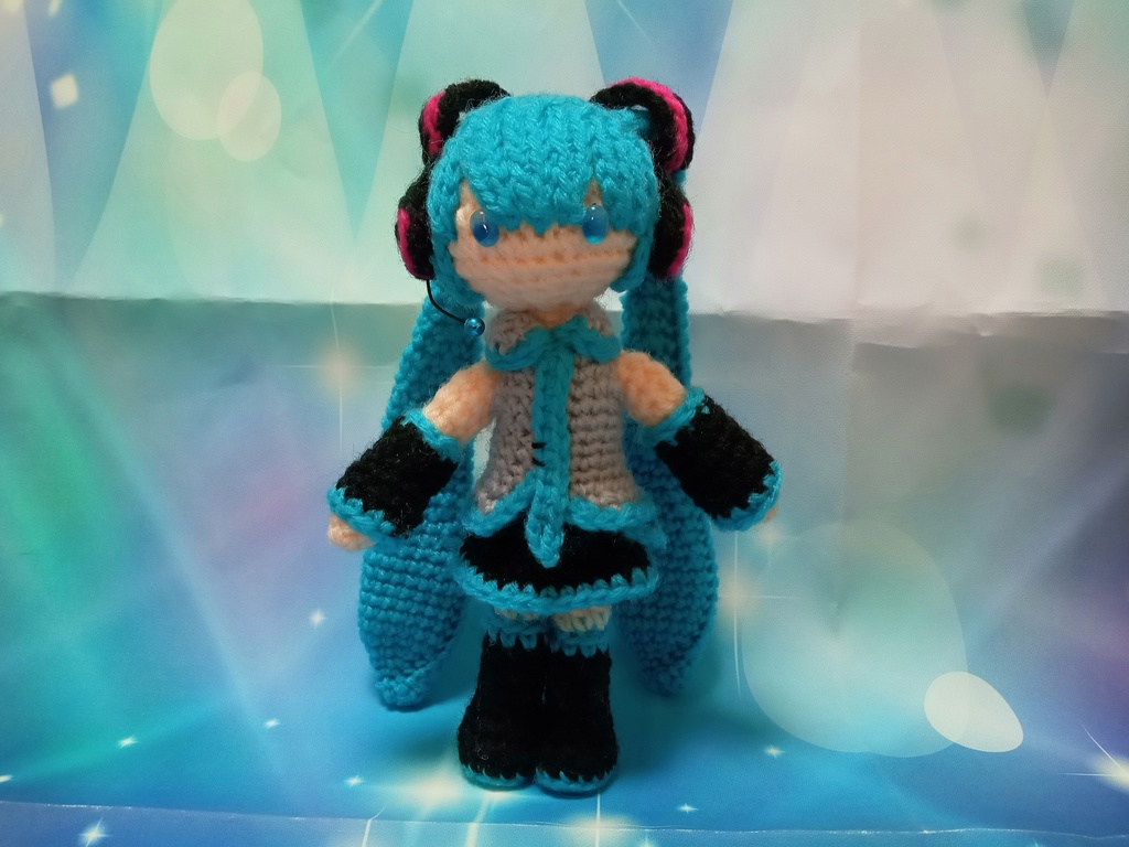 初音ミクあみぐるみ(ブルー)