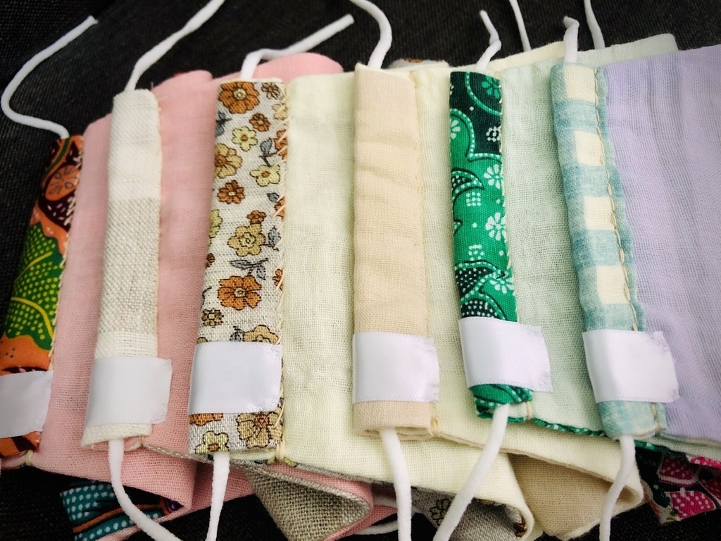 《B》ハンドメイドマスク【オリジナルタグ】