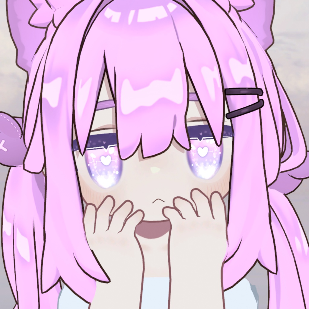 【5色展開!】【バラ売りあり】キプフェル対応!心電図風ハートのアイテクスチャ