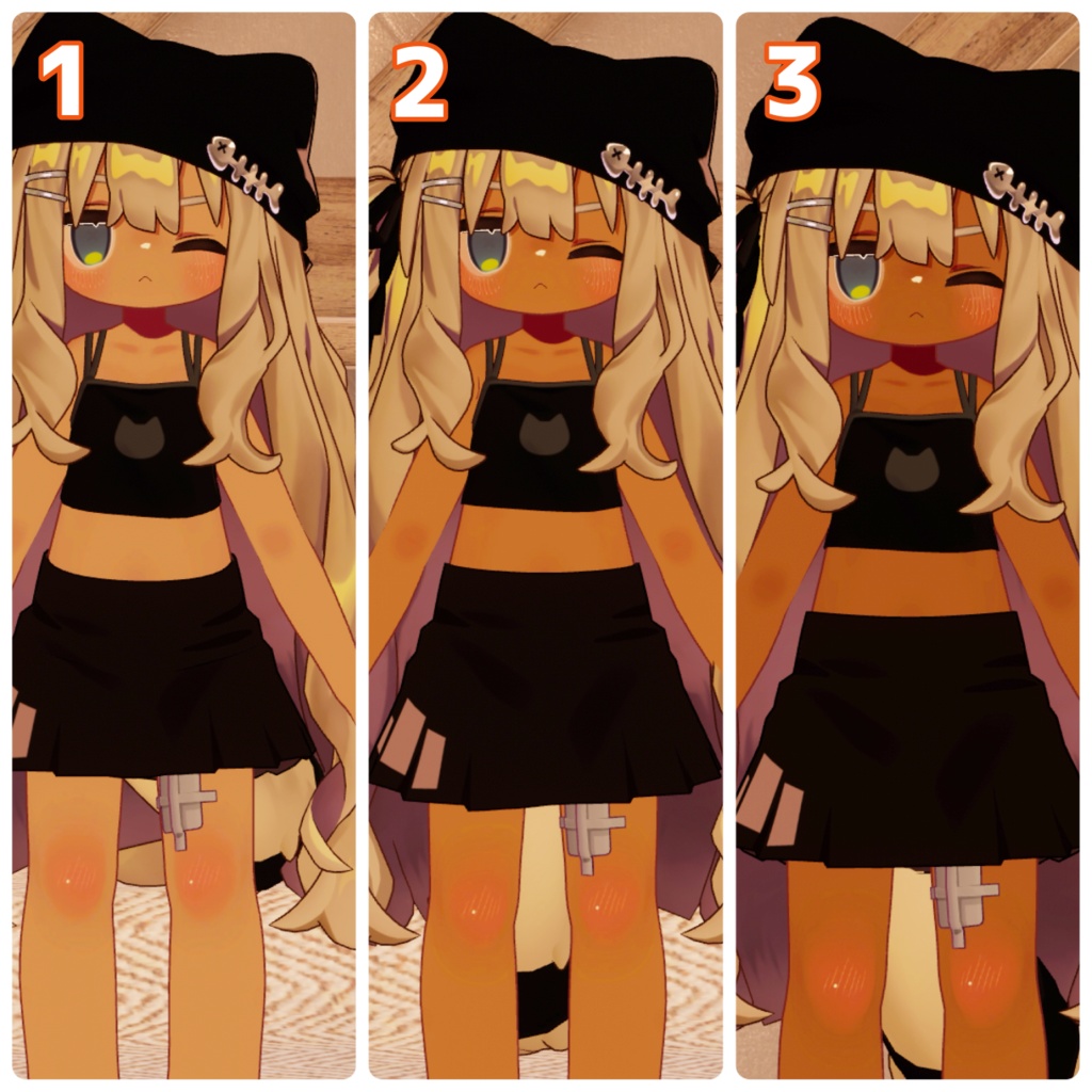 【キプフェル専用】日焼け褐色肌テクスチャ