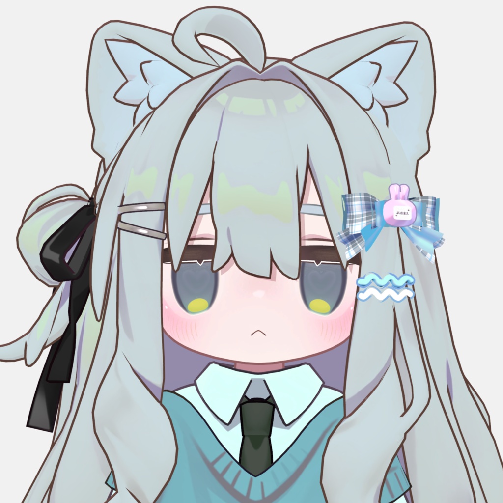 【5色セット】うさぎさんのお名前リボン