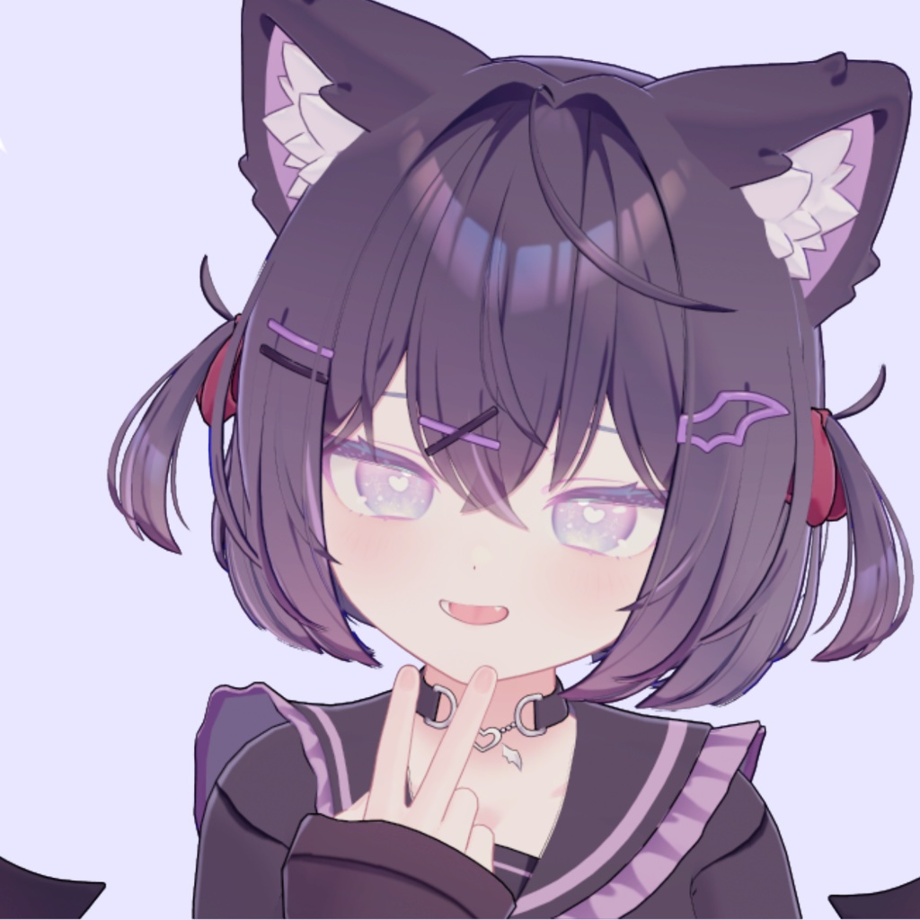 【15アバター対応】♥ゆめかわハート心電図テクスチャ♥