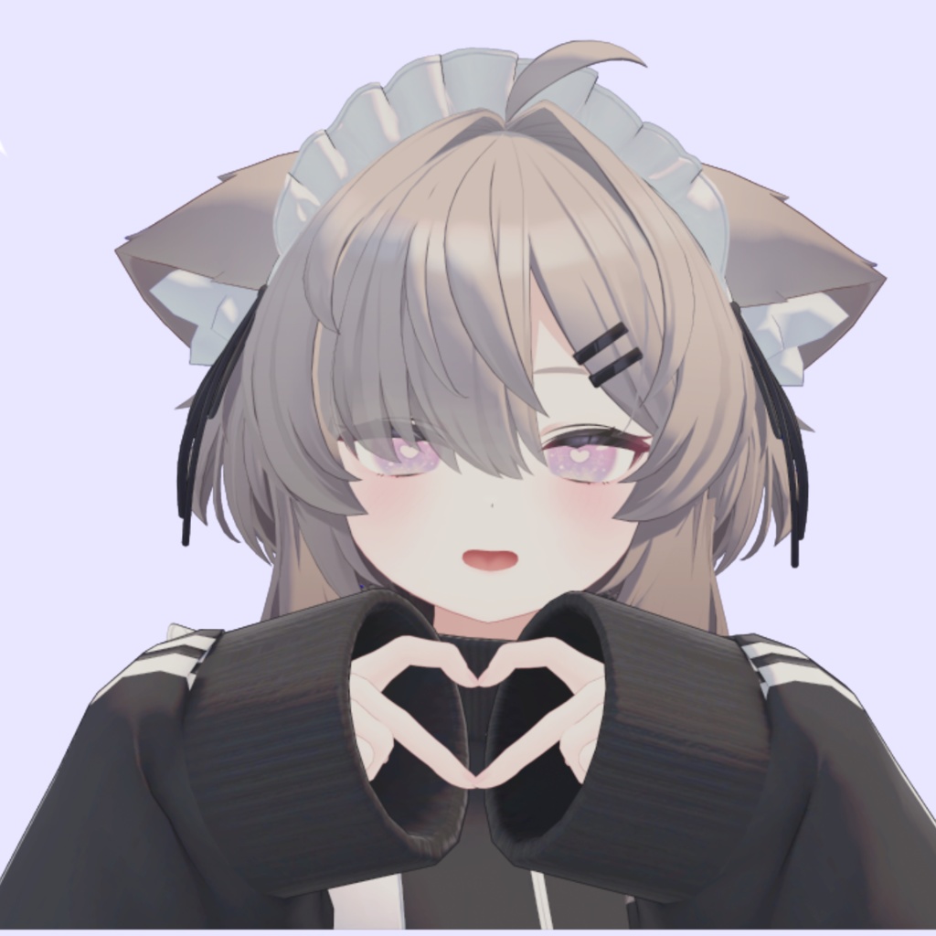 【15アバター対応】♥ゆめかわハート心電図テクスチャ♥