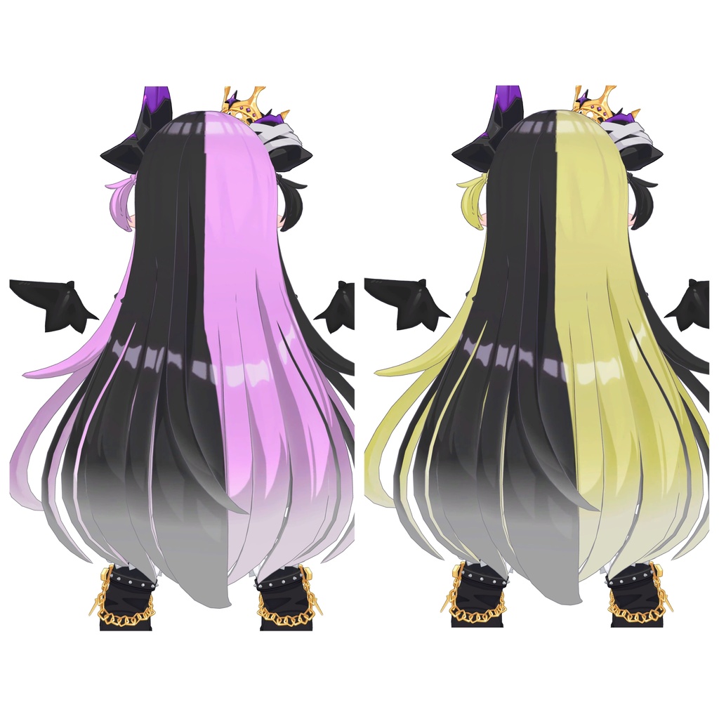 【期間限定600円】【邪竜メルヴィ専用】【8種展開】ツートーンヘアテクスチャ