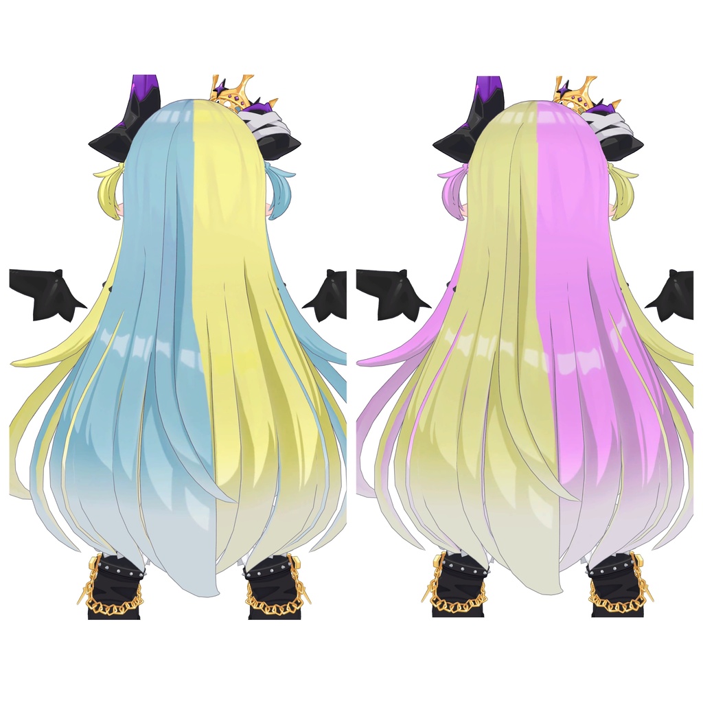 【期間限定600円】【邪竜メルヴィ専用】【8種展開】ツートーンヘアテクスチャ