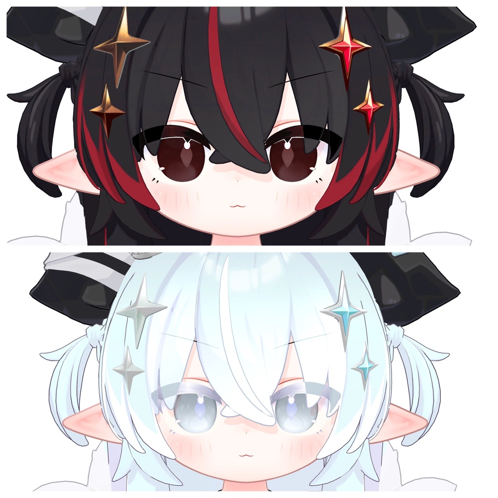 【邪竜メルヴィ専用】【無料あり】天使×悪魔風テクスチャセット