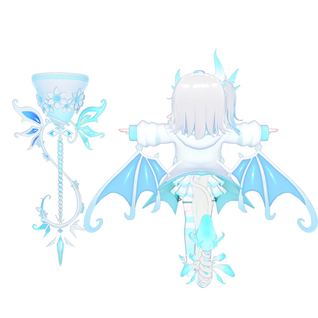 【エルシオン専用】【無料あり】天使×悪魔風テクスチャセット