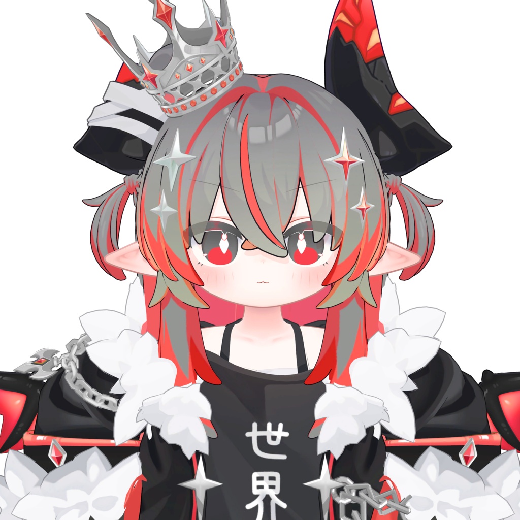 【邪竜メルヴィ専用】【5色展開】モノクロ×ビビットテクスチャセット