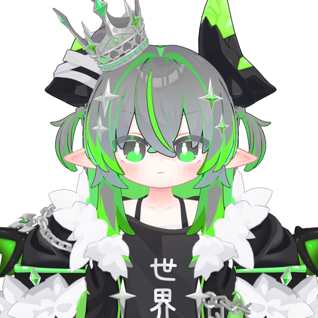【邪竜メルヴィ専用】【5色展開】モノクロ×ビビットテクスチャセット