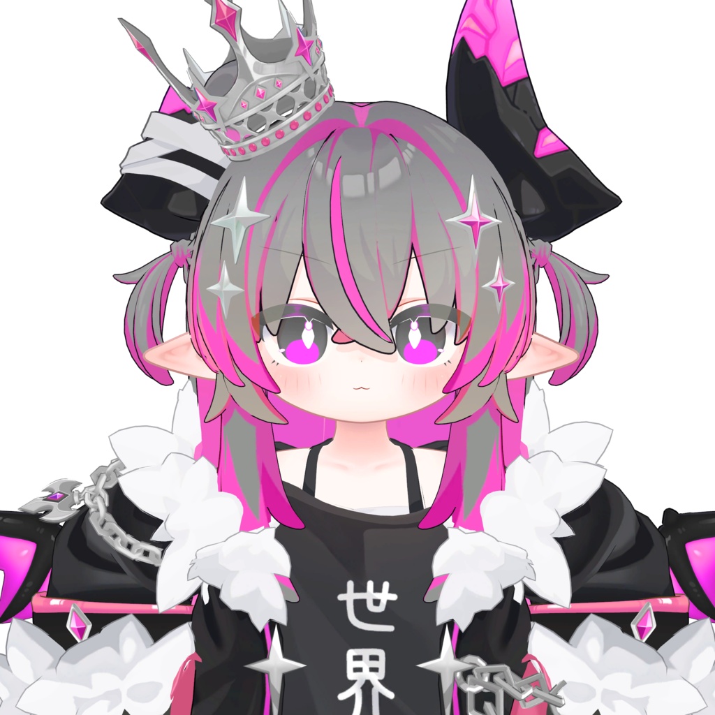 【邪竜メルヴィ専用】【5色展開】モノクロ×ビビットテクスチャセット
