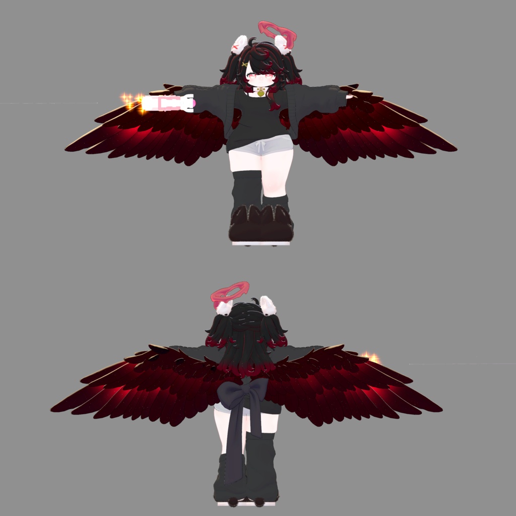 【もなと専用】【無料あり】天使×悪魔風テクスチャセット