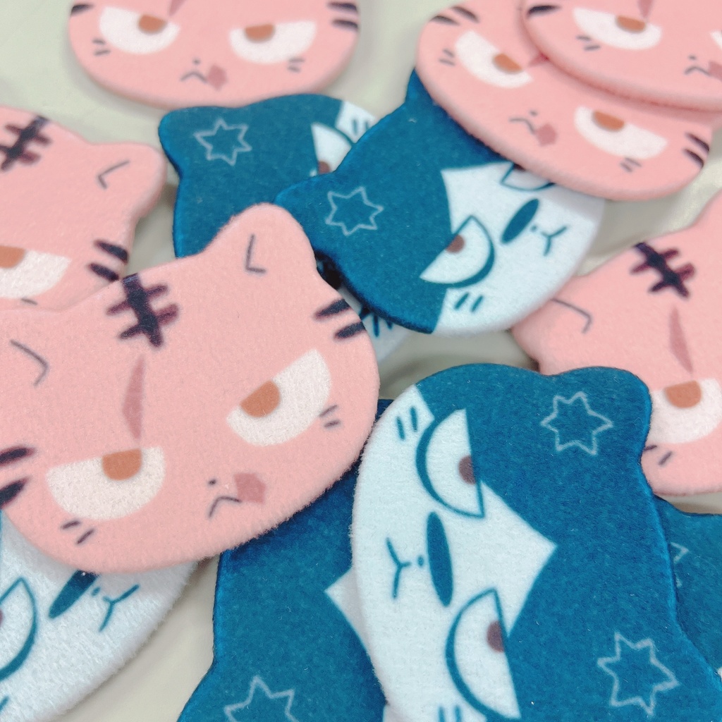 兄弟ねこちゃんホワぬの缶バッジ