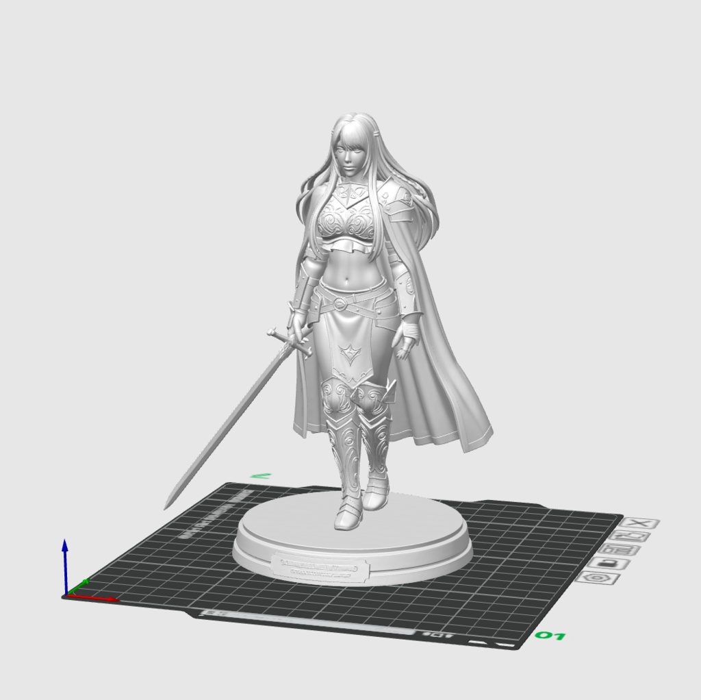 3Dフィギュアデータ「セラフィナ・パラディン」