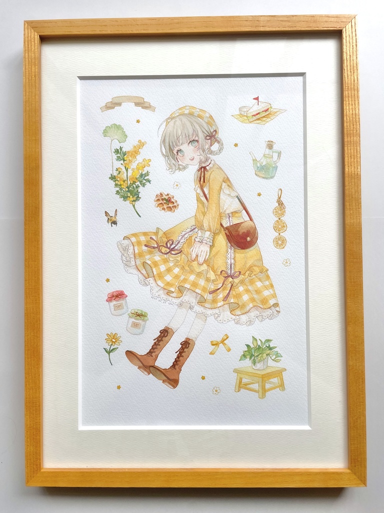 販売終了┊【コピック】Yellow blossom┊原画