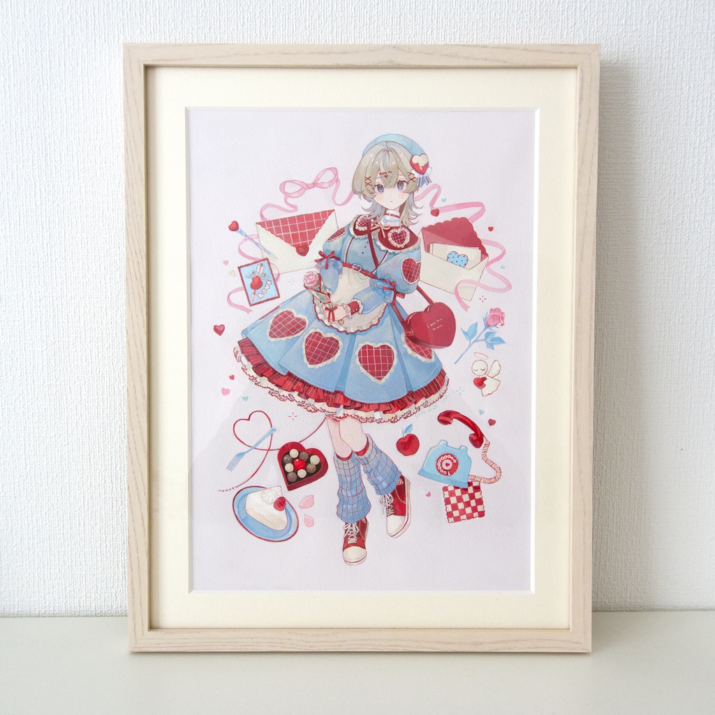 販売終了┊【アクリルガッシュ】Valentine2024┊原画