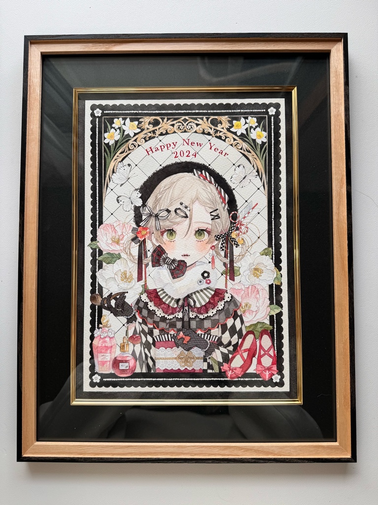 販売終了┊【透明水彩】Bienvenue┊原画