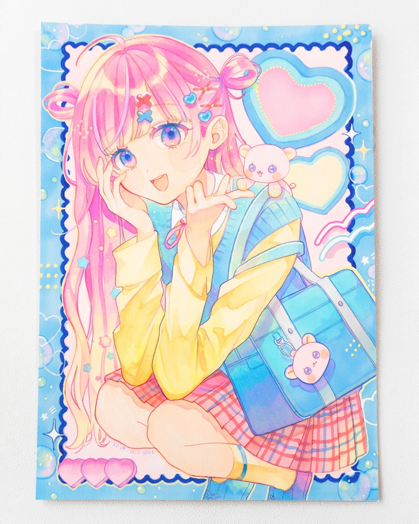 【Ohuhuイラストマーカー】Momo┊原画(カラー)