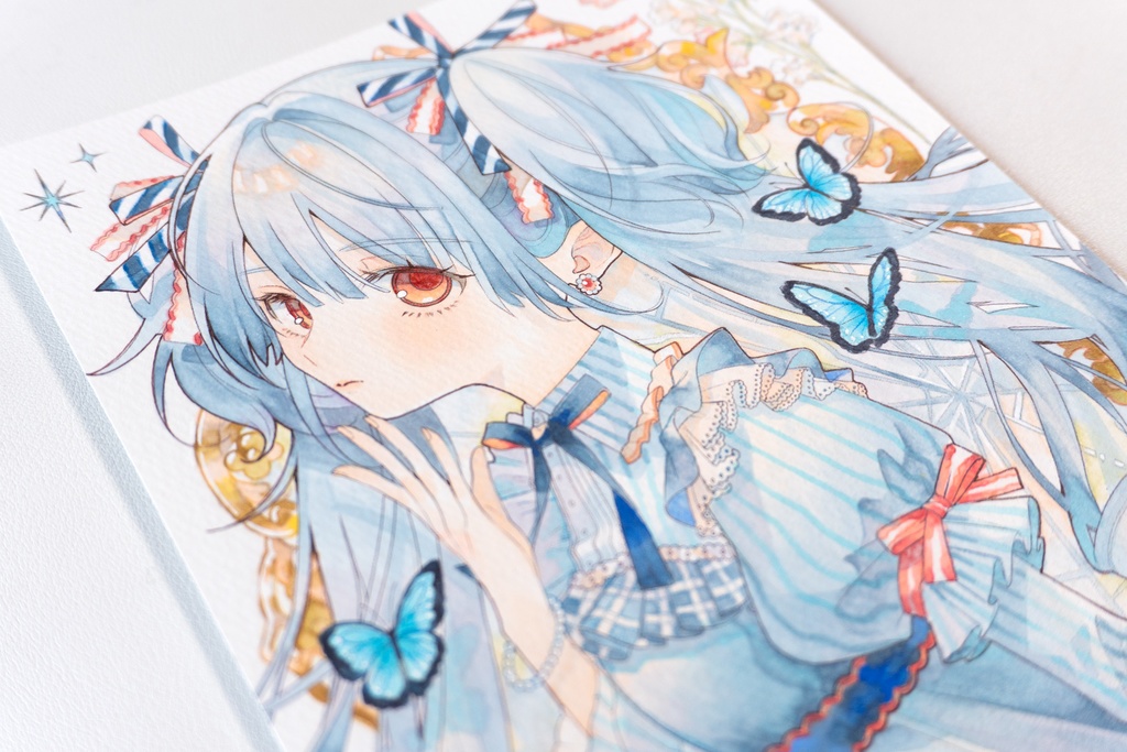 【Ohuhuイラストマーカー】Morpho┊フレームレス原画